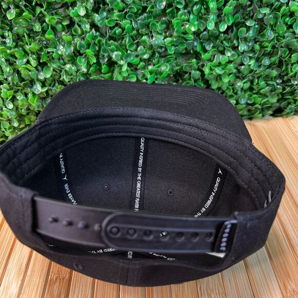 Nike Jordan Pro Jumpman Classics Cap Black Red Snapback Youth Hat - Picture 10 of 11